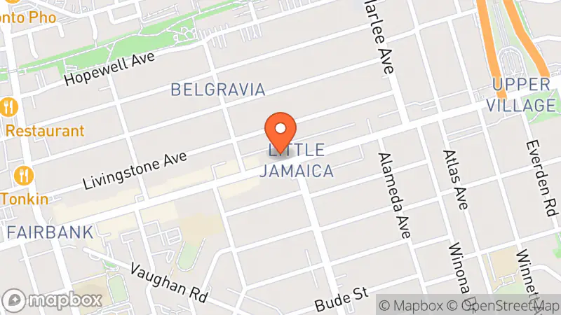 Map showing location of Tizzies thrift store and ATM