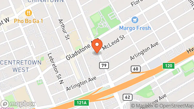 Map showing location of Top Surplus