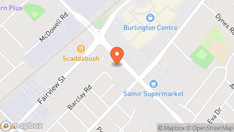 Map showing location of Treasure Antique & Appraisers