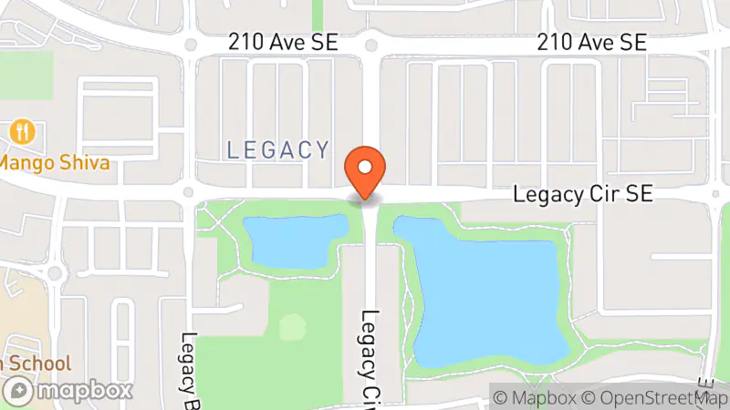 Map showing location of Treehouse Consignment