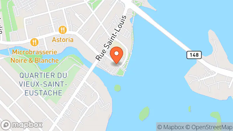 Map showing location of Trouvailles d'Eustache