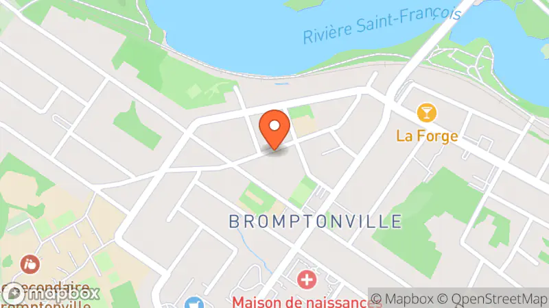 Map showing location of Trésors et trouvailles