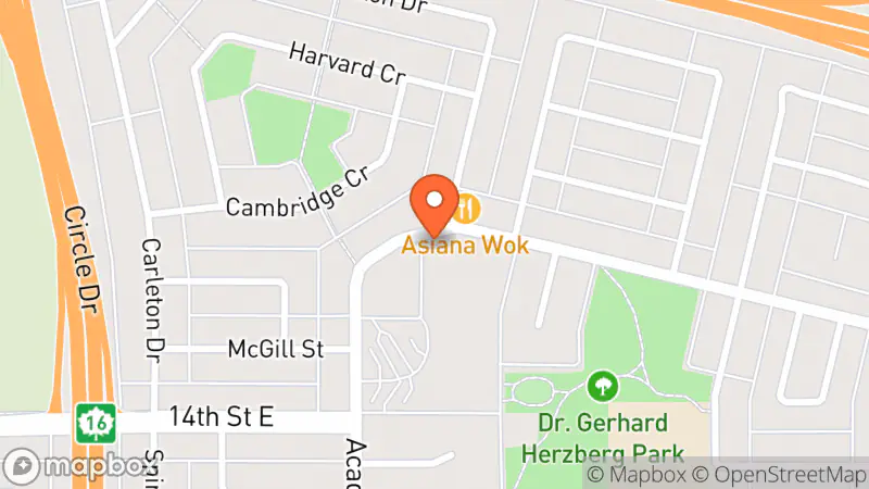 Map showing location of Tumbleweed Gift & Thrift