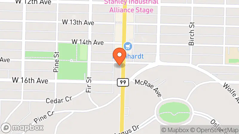 Map showing location of Turnabout