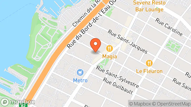 Map showing location of Turquoise's Treasures