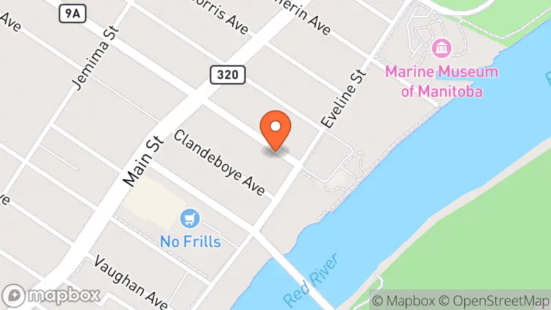 Map showing location of Twice Over Inc.