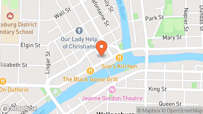 Map showing location of Two Jays Vintage