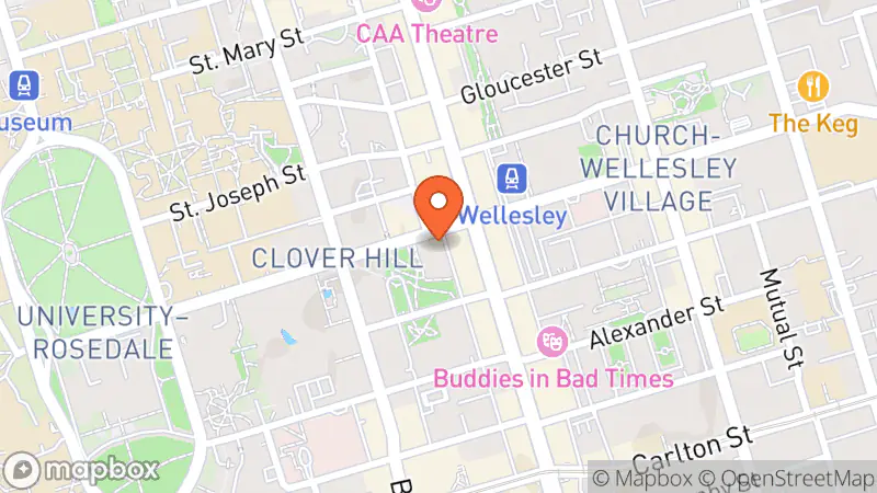 Map showing location of UofThrifts