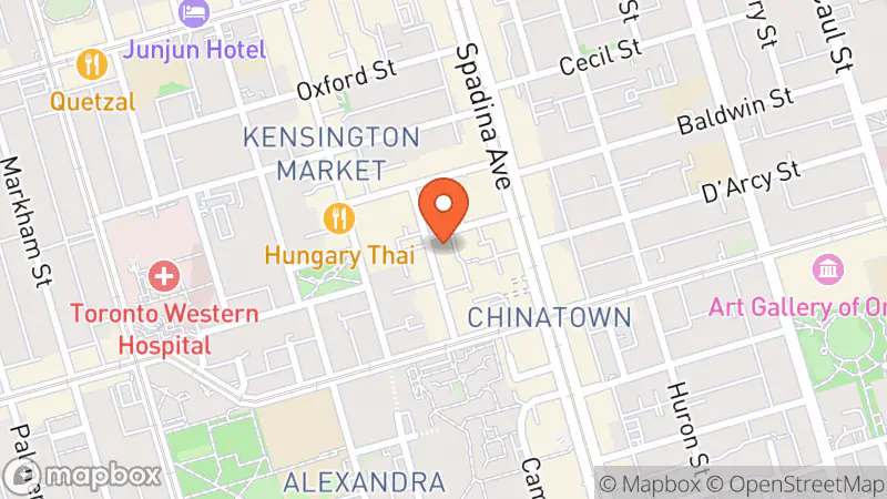 Map showing location of Usato Kensington