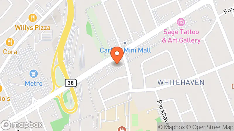 Map showing location of Value Home Staging