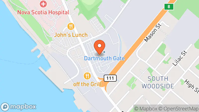 Map showing location of Value Village