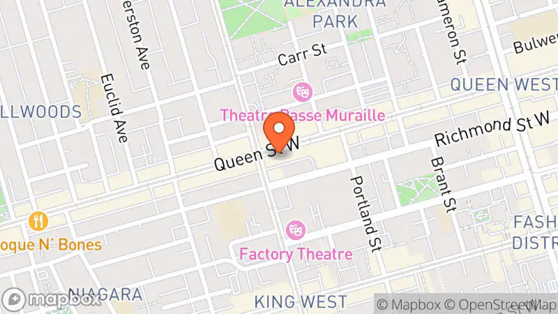 Map showing location of Value Village Boutique