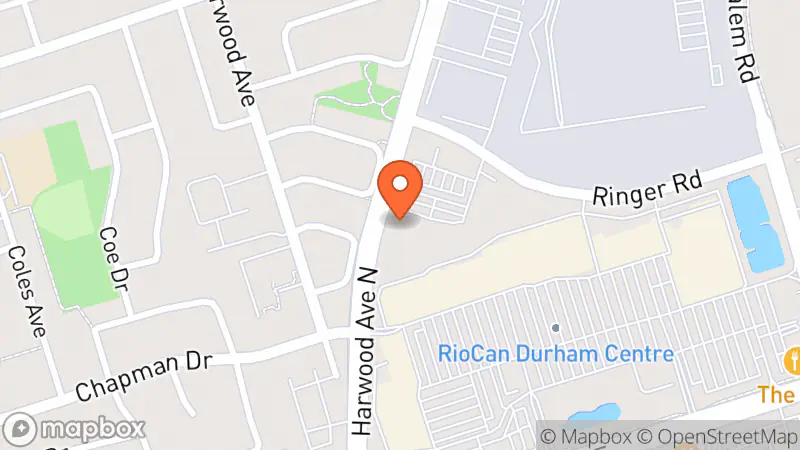 Map showing location of Value Village Community Donation Centre