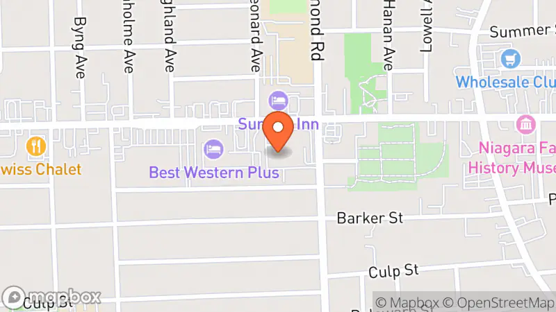 Map showing location of Value Village Community Donation Centre