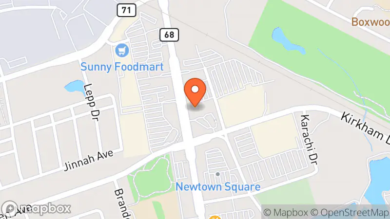 Map showing location of Value Village Community Donation Centre