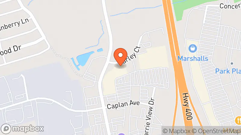 Map showing location of Value Village Community Donation Centre