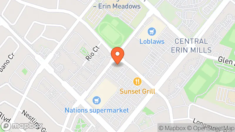 Map showing location of Value Village Community Donation Centre