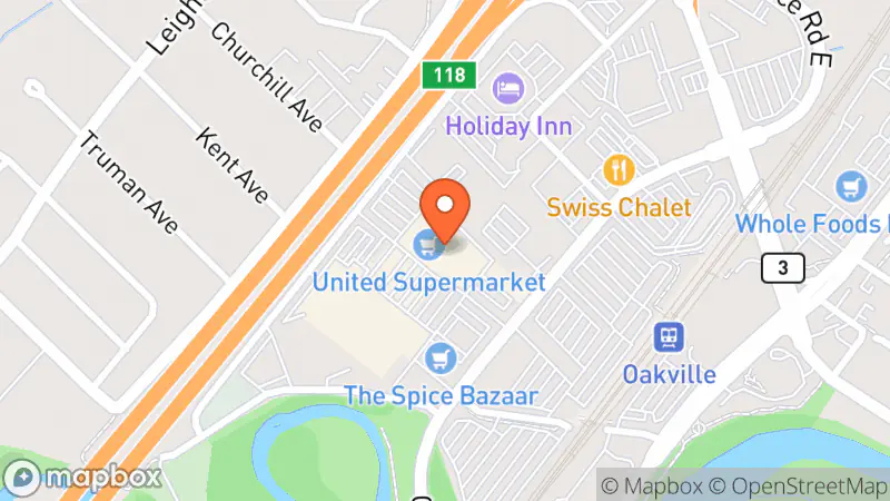 Map showing location of Value Village Community Donation Centre