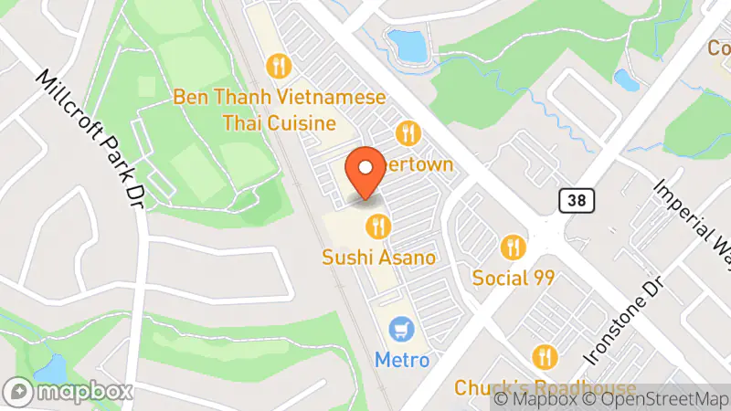 Map showing location of Value Village Community Donation Centre