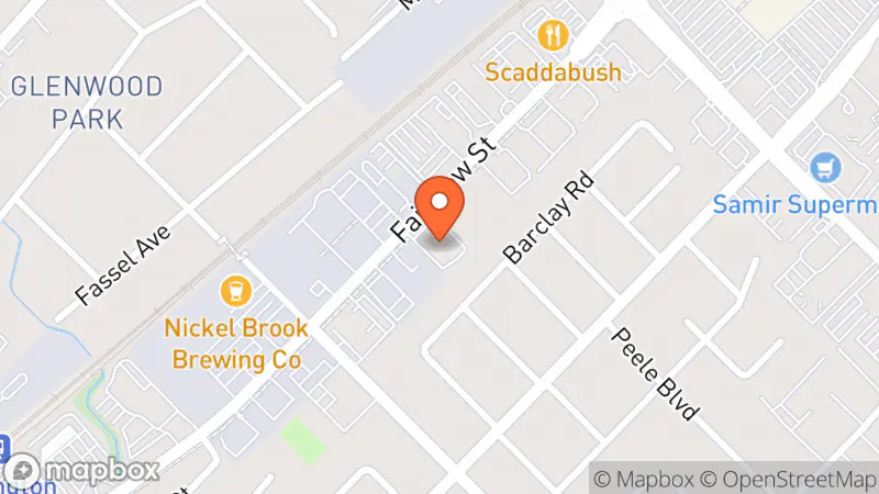 Map showing location of Value Village Community Donation Centre