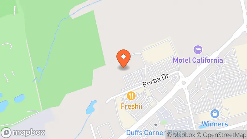 Map showing location of Value Village Community Donation Centre