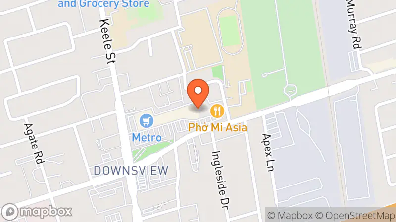 Map showing location of Value Village Community Donation Centre