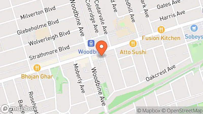 Map showing location of Value Village Community Donation Centre