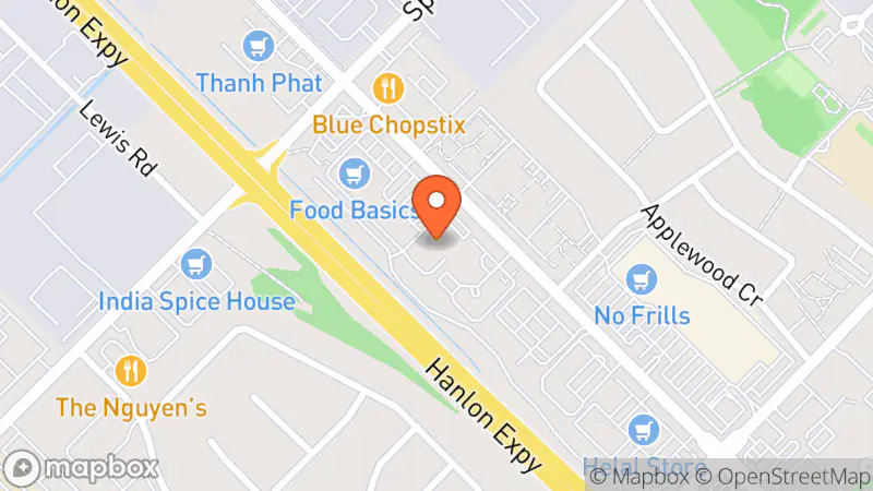 Map showing location of Value Village Community Donation Centre