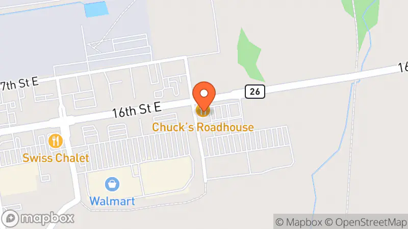 Map showing location of Value Village Community Donation Centre