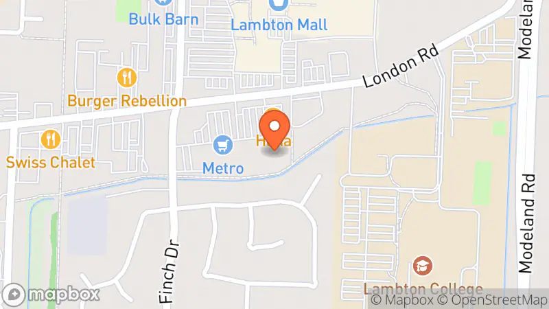 Map showing location of Value Village Community Donation Centre