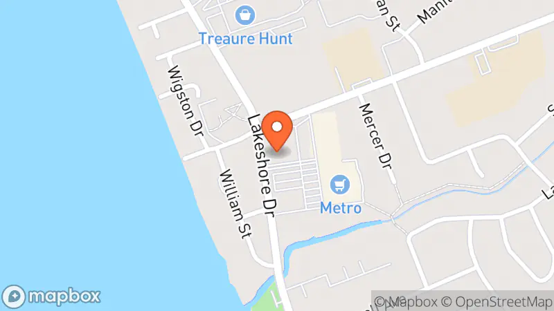 Map showing location of Value Village Community Donation Centre