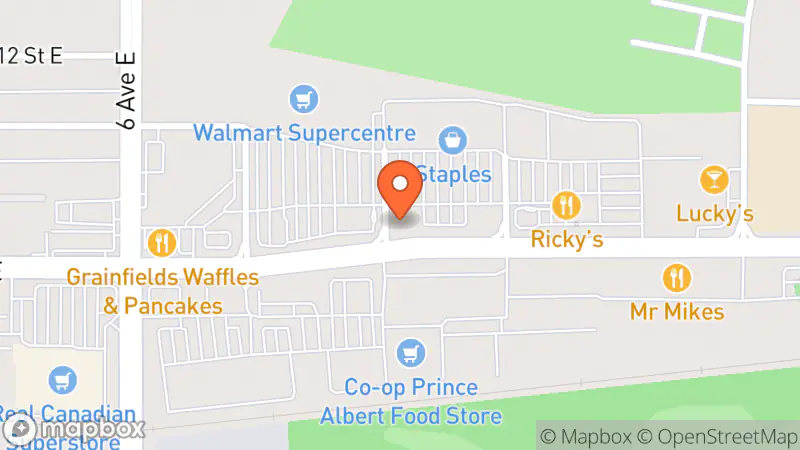 Map showing location of Value Village Community Donation Centre