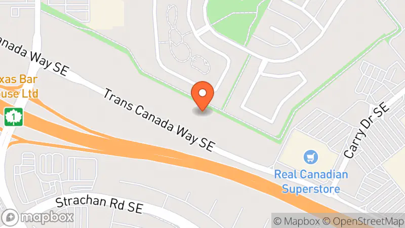 Map showing location of Value Village Community Donation Centre