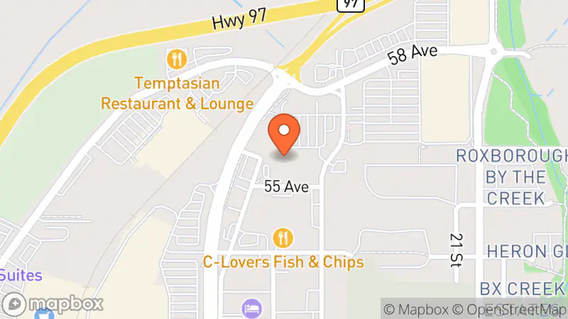 Map showing location of Value Village Community Donation Centre