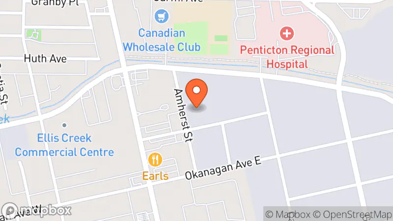 Map showing location of Value Village Community Donation Centre