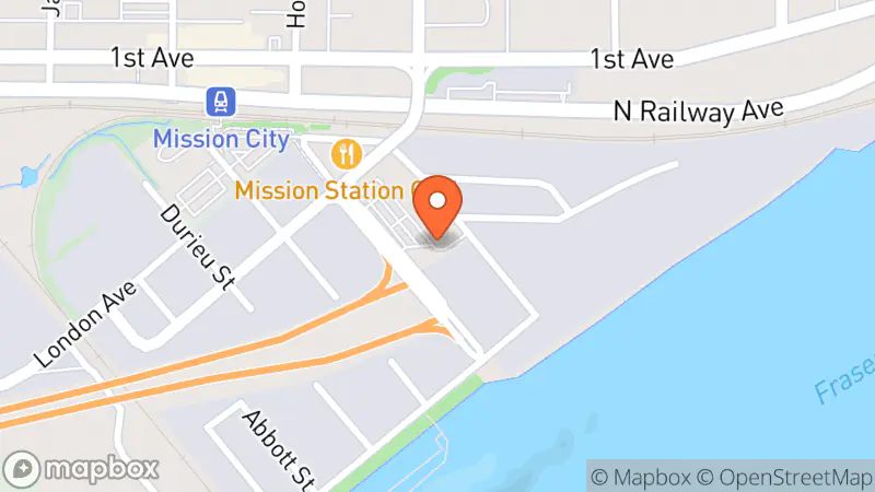 Map showing location of Value Village Community Donation Centre