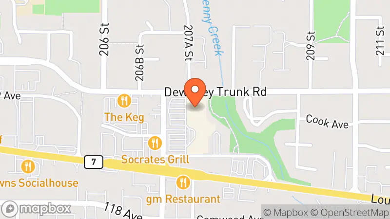 Map showing location of Value Village Community Donation Centre