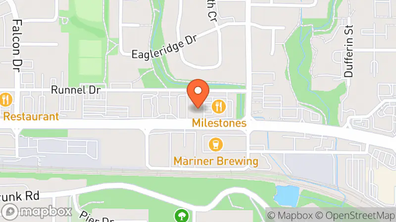 Map showing location of Value Village Community Donation Centre