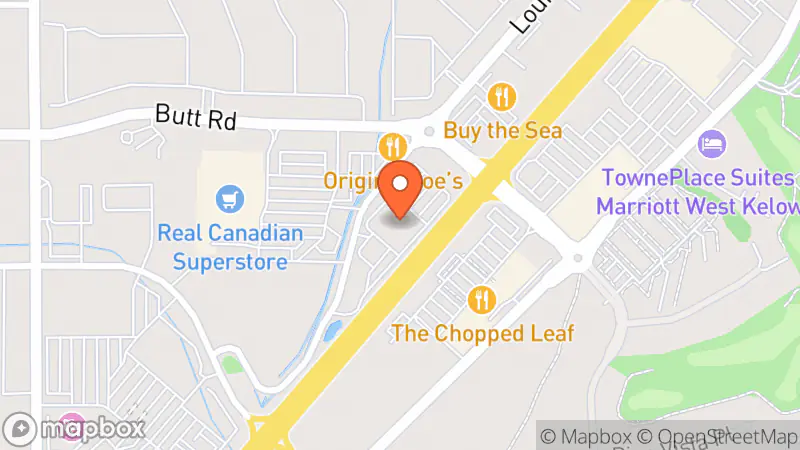 Map showing location of Value Village Community Donation Centre