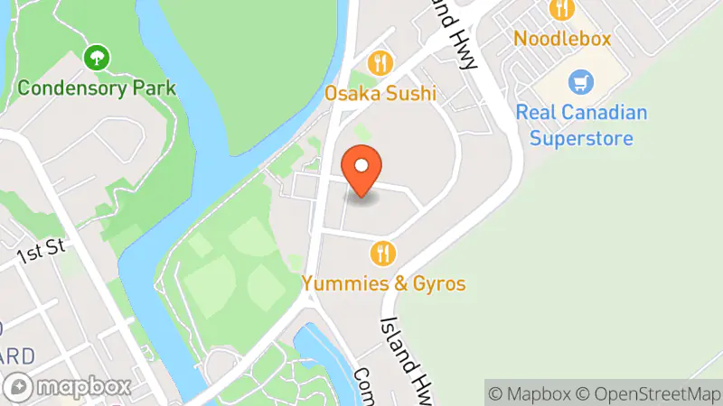 Map showing location of Value Village Community Donation Centre