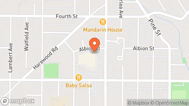 Map showing location of Value Village Community Donation Centre