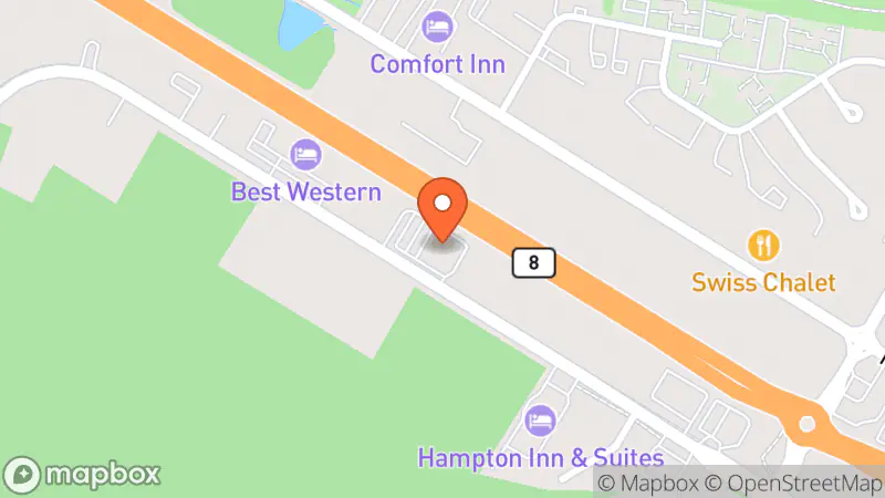 Map showing location of Value Village