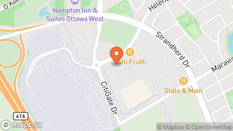 Map showing location of Value Village