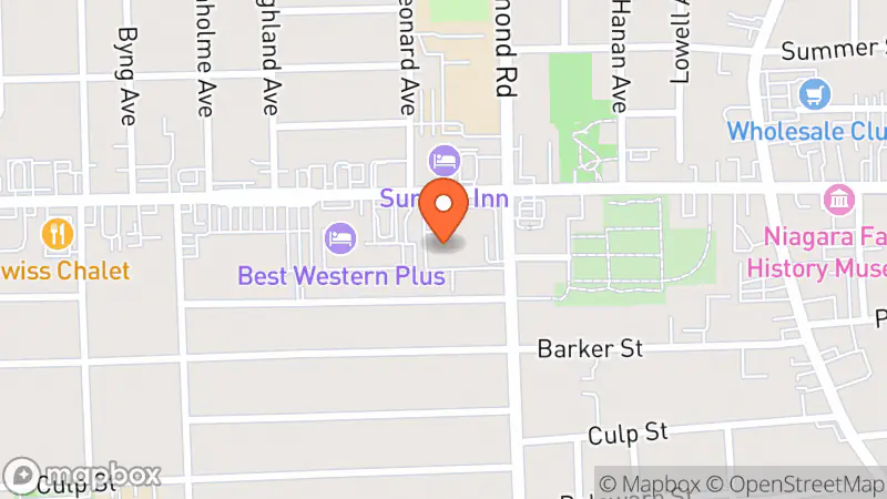 Map showing location of Value Village