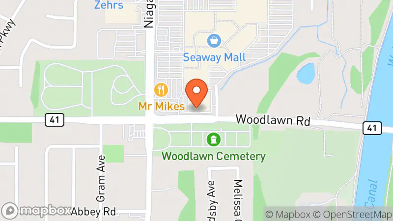 Map showing location of Value Village