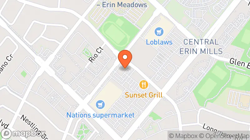 Map showing location of Value Village