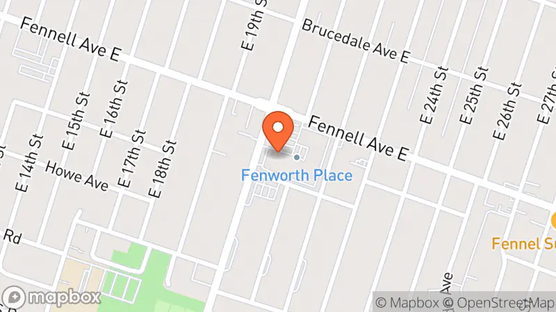 Map showing location of Value Village