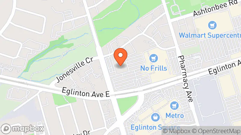 Map showing location of Value Village