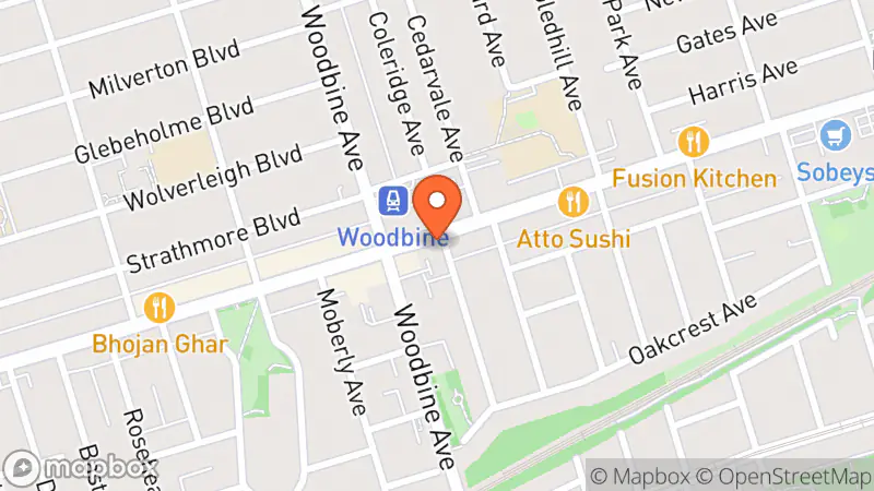 Map showing location of Value Village