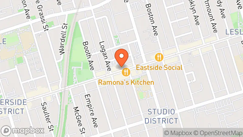 Map showing location of Value Village